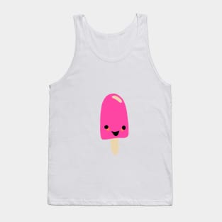 Hot Pink Cherry or Strawberry Cute Kawaii Popsicle Frozen Treat Tank Top